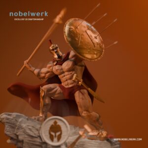 King Leonidas Collectibles - King Leonidas - hero of sparta - supreme 3d print and hand painted figure.